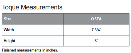ATC C105 Skull Cap Sizing Chart